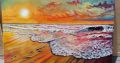 Sunset Beach Painting for Sale