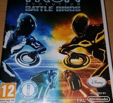 Nintendo Wii game Tron evolution battle grids DVD game