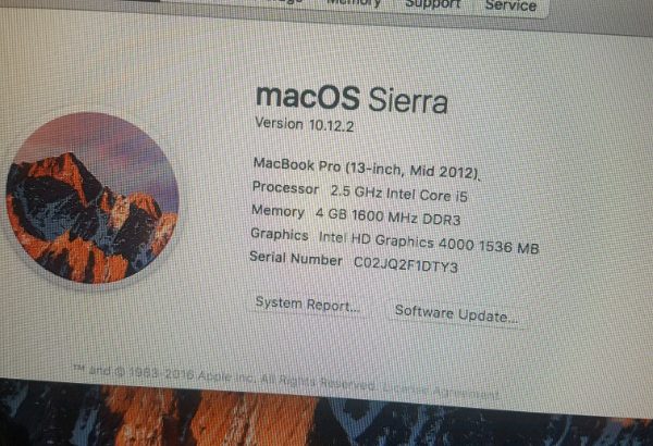 13″ Core i5 Macbook Pro for sale